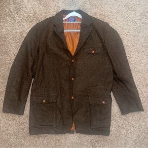 Pendleton Brown Vintage 3 Pocket Wool Sport Jacket